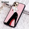 Krajews красные туфли на высоком каблуке Милый чехол для телефона For iPhone 17 Air 16 15 14 plus 11 12 13 pro max coque Shell Fundas