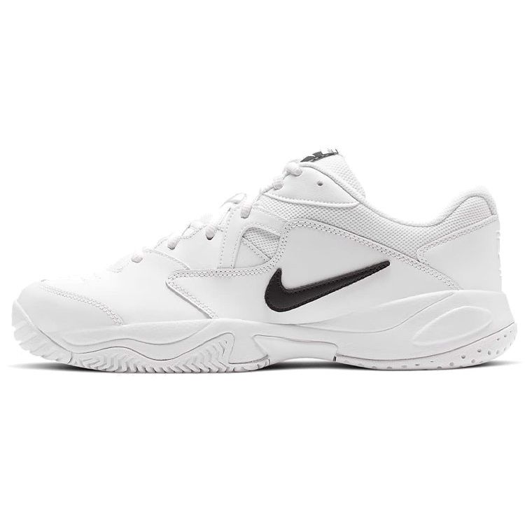 Nike Кроссовки Court Lite 2 белые мужские черно-белые AR8836-100