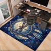 Dreamcatcher Dragonfly Music Feathers Office Rug Chair Mat, Entryway Carpet, Suitable for Front Door, Bedroom, Living Room, Desk, Holiday Gift