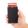 Ultra-Thin Metal Anti-Theft Card Holder for Men & Women – Pop-Up Sleeve & Anti-Demagnetization Case