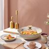 Sanhe Granite Non-Stick Wok - Stainless Steel Handle