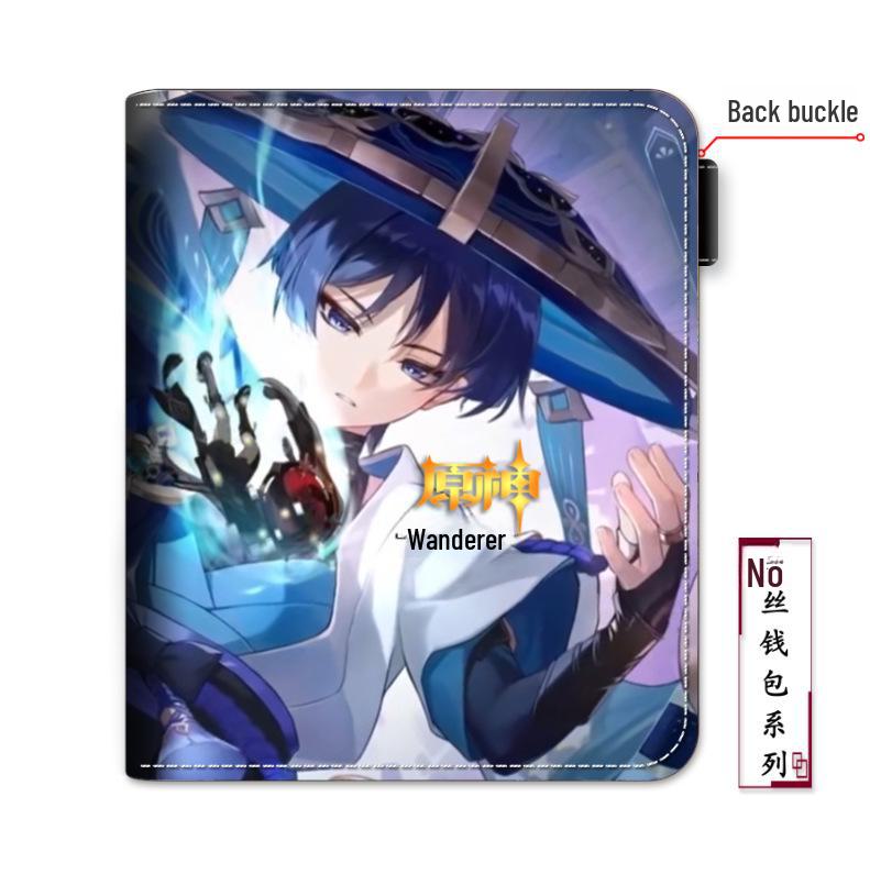 Кошелек с аниме-игрой Genshin Impact — высокое качество, подлинность, доставка одним куском