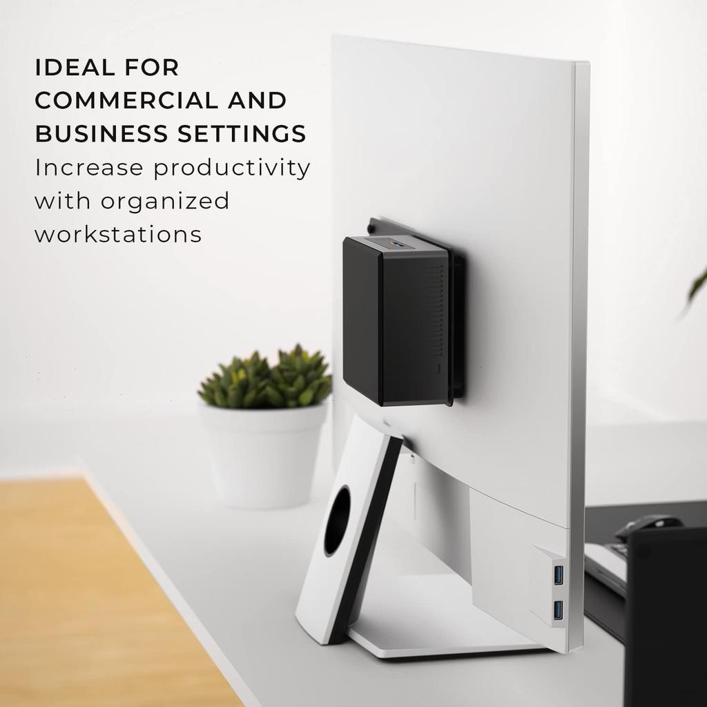 HumanCentric Mounting Bracket for Intel VESA Monitor Arm Extension Plate for NUC Mini PC Computers NUC,