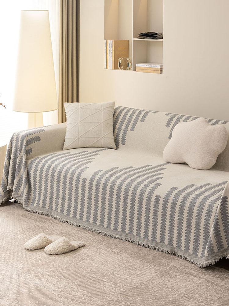 Текстура синели, диванное полотенце, коготь, пылезащитный, удобный чехол для дивана, современные минималистичные линии, многофункциональная ткань для пикника, большое одеяло