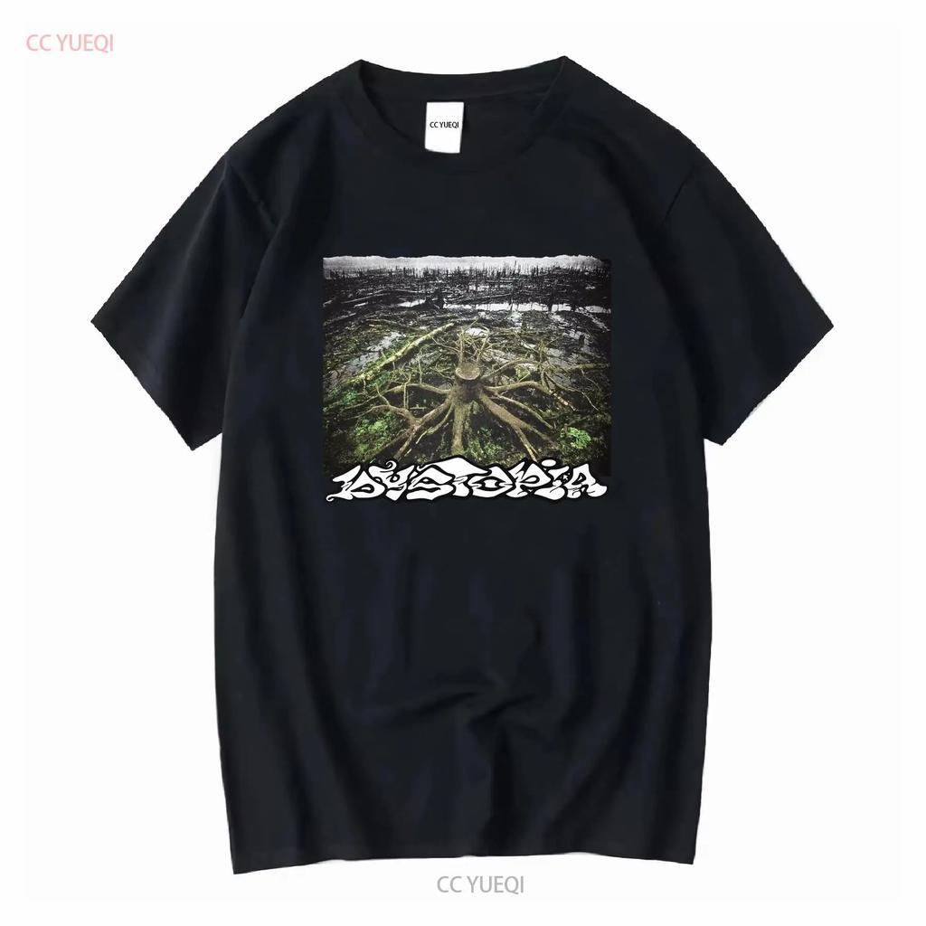 Dystopia Band Tour ReprinT T Shirt Cotton KV13302 vintage Washed designer clothes Top For Everyday Wear graphic Comfortable