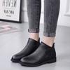 Женские ботильоны на осень, женская повседневная обувь, женская плоская мода, нескользящие, удобные женские ботинки wed45