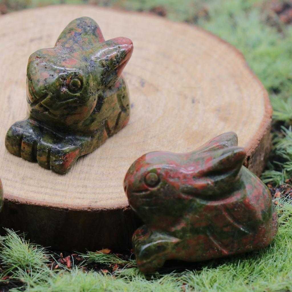 Статуя кролика из натуральных камней, резные фигурки животных, целебные кристаллы, декор для комнаты, драгоценный камень, брелок для рукоделия