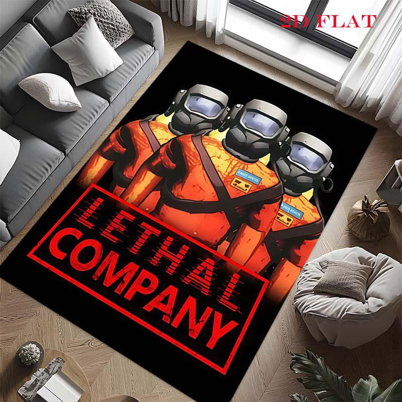 Lethal Company Carpet Rug for Living Room Bedroom Home Sofa Decoration,Kids play Nonslip Floor Mat