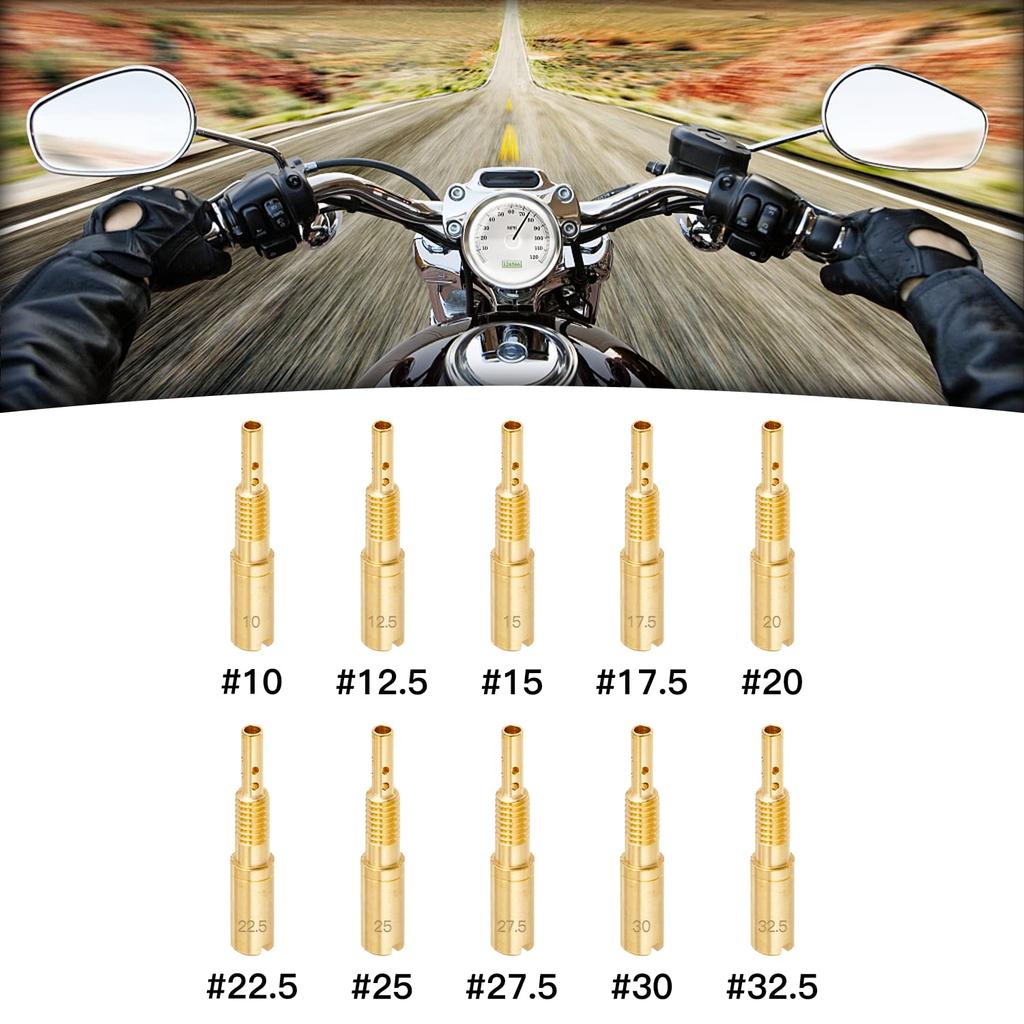 Микуни Пилотный жиклер Jetsetmoto 10 размеров Микуни TMR/TDMR (28 x 5), Медленный жиклер пилота