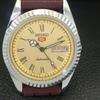 ОТРЕМОНТИРОВАННЫЕ ВИНТАЖНЫЕ МУЖСКИЕ АВТОМАТИЧЕСКИЕ ЧАСЫ SEIKO 5 ЯПОНИЯ С РИМСКИМИ ЦИФРАМИ a442087-1