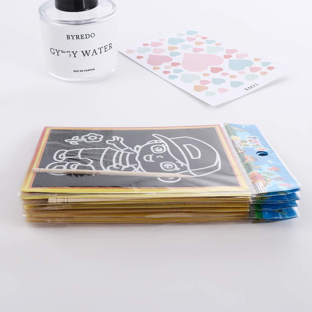 Toy Art Child Painting Drawing Board Magic Scratch Colored Scratch Paper Magic Doodle Board