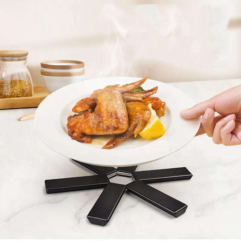 Heat Resistant Pad Foldable Non-Slip Pot Pan Mat Table Placemat Dish Plate Cross Holder Coaster Kitchen Table Trivet