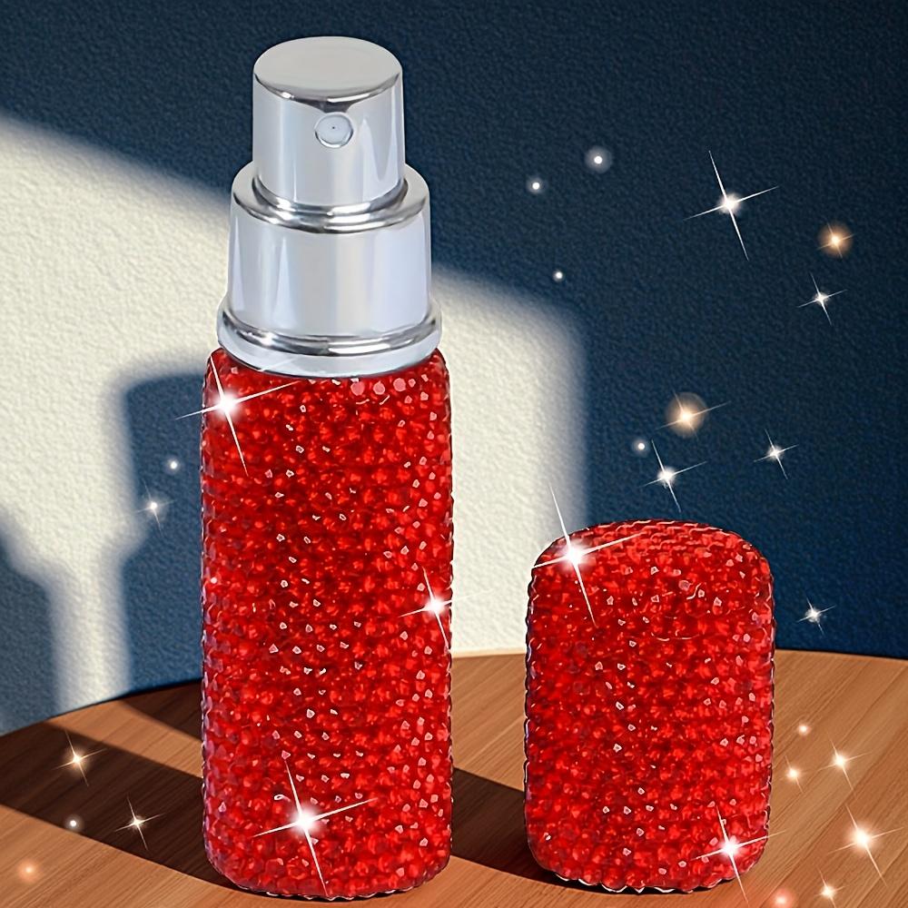 Блестящий стразами многоразовый флакон-спрей для духов 10 мл, легко заправляемый, пустой дозатор для духов, атомайзер для лосьона после бритья, флакон-спрей