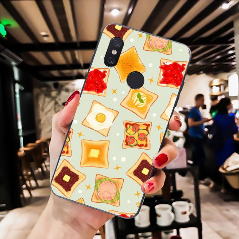 Милый чехол для телефона с едой для Xiaomi Mi 11 10 A2 A2lite A1 9 9SE 8Lite 8explorer F1 Poco M3 X3 Pro Fundas Cove