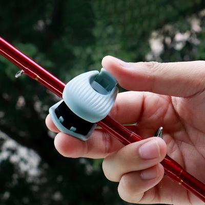 6 шт. Компактный фиксатор для удочки, многофункциональный держатель для удилища, зажим-фиксатор для удочки различных размеров