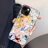 Чехол для телефона А-Алиса в Стране чудес для IPhone 17 Pro Max 15 Pro 16 14 Plus 12 13 Mini 11 Pro Ударопрочный стеклянный чехол