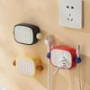 Новый мультяшный милый настенный держатель для розеток, органайзер для хранения проводов, коробка для проводов, подключаемый защитный ящик, настольные офисные принадлежности для хранения