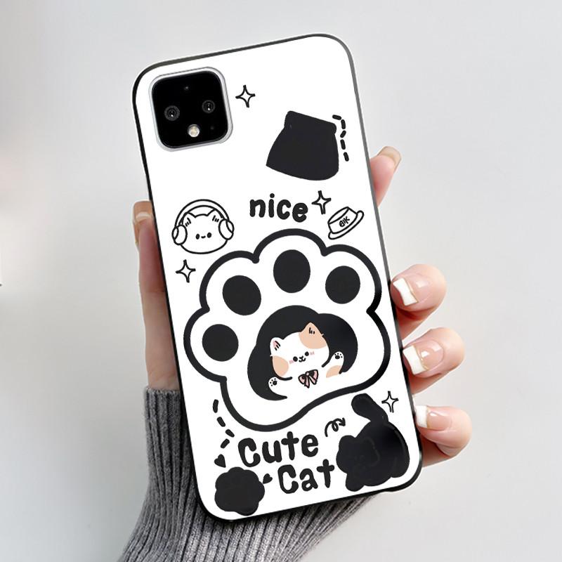 Милый Чехол Для Google Pixel 4/Pixel 4XL Fundas Чехол Для Pixel 4A 5G 4G/Pixel 5 XL Защитная Крышка Мягкий Силикон Мультяшный Корпус