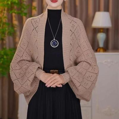 Осень/Зима Новое поступление: Вязаная шаль плотной вязки в клетку Теплый, универсальный, стильный и элегантный кардиган Модная верхняя одежда