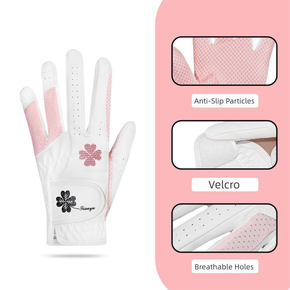 Breathable Full Finger Golf Gloves Wear Resistant Golf Mittens Women's Golf Gloves Golf Training