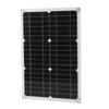 18V 20W Semi Flexible Solar Panel Monocrystalline High Efficiency Waterproof for Car RV Yacht Boat