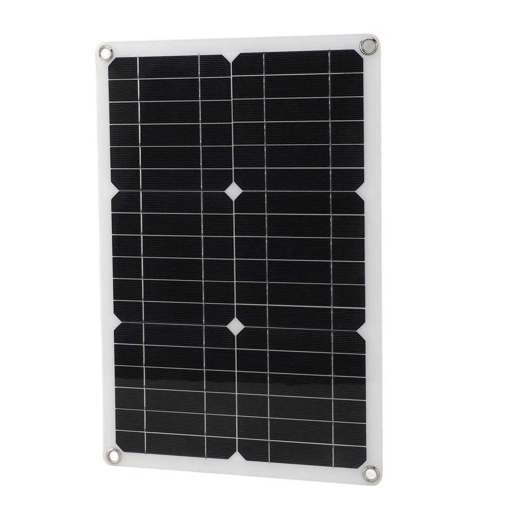18V 20W Semi Flexible Solar Panel Monocrystalline High Efficiency Waterproof for Car RV Yacht Boat