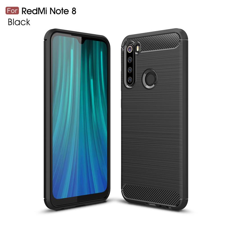 Чехол для Redmi Note 8 Противоударный Мягкий ТПУ Матовый Задник Чехол для Телефона Для Xiaomi Redmi Note 8 Для Fundas Redmi Note 8 Coque 6.3"