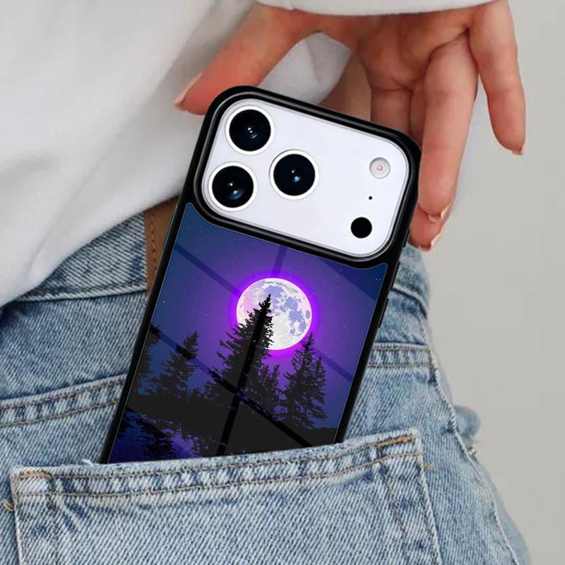 Мягкий чехол для телефона Звездное Космическое Лунное Ночь для iPhone 17ProMax 12 13 14 15 16e 17 Pro Max Plus Air Cover