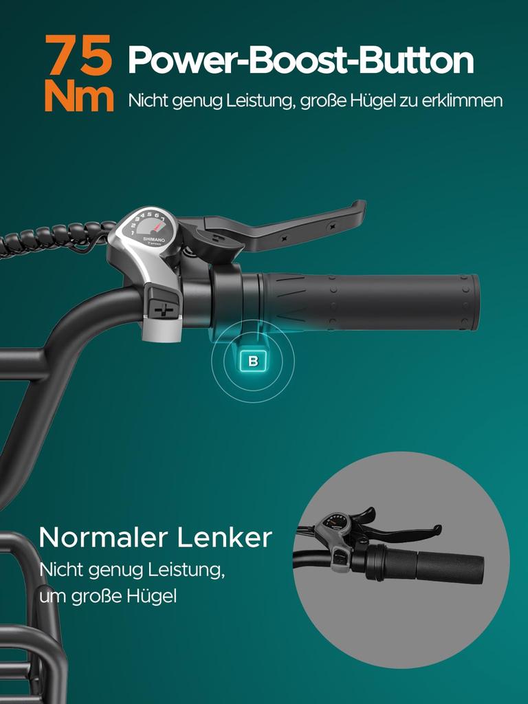 Электровелосипед ENGWE, мотор 250 Вт, аккумулятор 48 В 13 Ач, широкие шины 20 x 4.0, запас хода до 120 км, 7 скоростей, максимальная скорость 25 км/ч (Режим L20/L20 Boost).