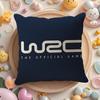 W-Wrc Раллийная Подушка Чехол Лен Органическая Ткань Двусторонний Принт Дышащий Наволочка Диван Домашний Декор Подарок