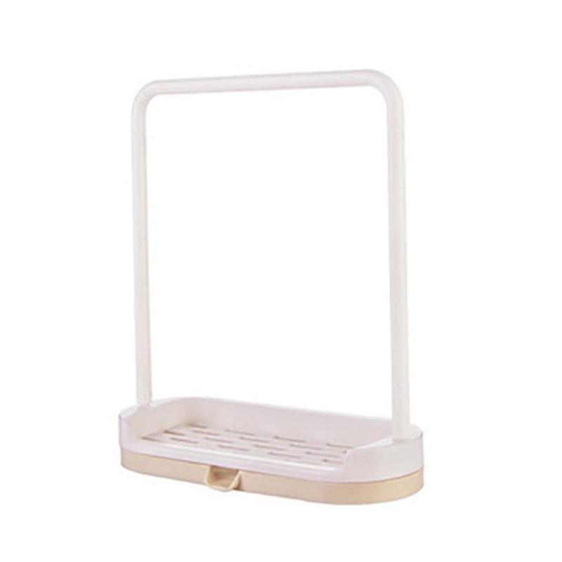 Кухонное полотенцедержатель-рейлинг с крючками, подвесной держатель для кухонной утвари, органайзер для хранения, кухонные гаджеты, полка для губки, кухонный органайзер, сушилка KTY