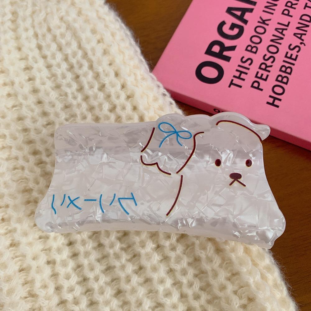 Acetic Acid Cat Acetate Hair Clip Piggy Puppy Grab Clip Sweet Dinosaur Hair Claw  Girls