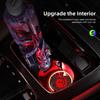Car Coasters USB Charging Anti-slip Cup Pad Seven-color LED Auto Interior Ambient Light For BMW 50th Anniversary E46 E53 E90 E87 VH7G