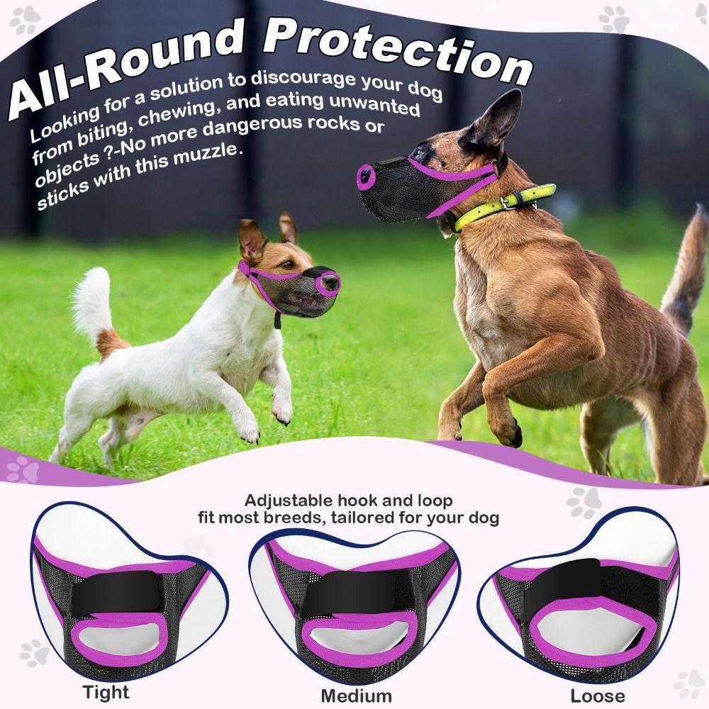 Creative Dog Muzzle Basket S-XL Pet Dog Mouth Cover Pet Mouth Muzzles Pet Accessories