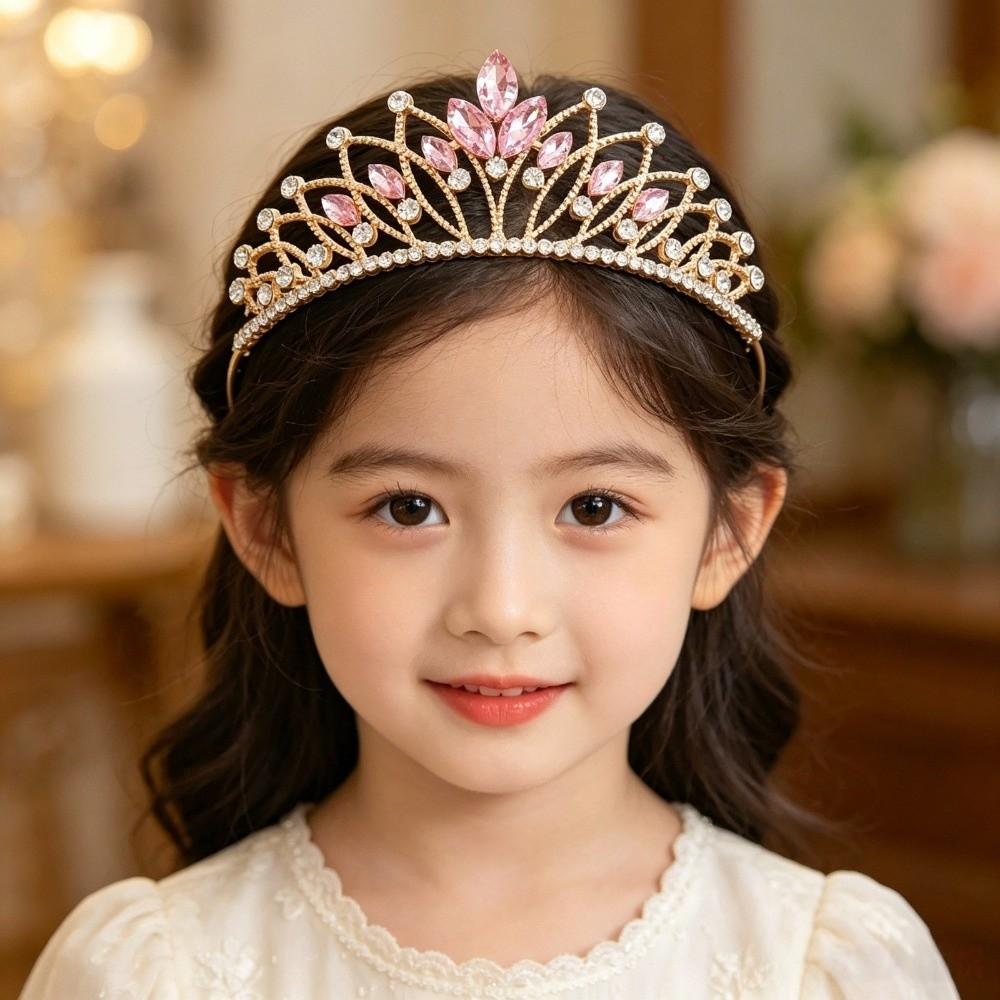 Rhinestone Queen Princess Crowns Birthday Crown Bride's Crown for Wedding Party