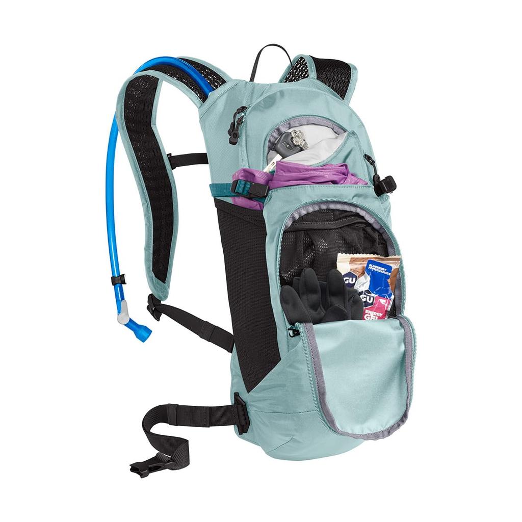 Camelbak Lobo 9 Cycling Hydration with CRUX Reservoir Blue Haze Bag, Women's Fit, (2L),