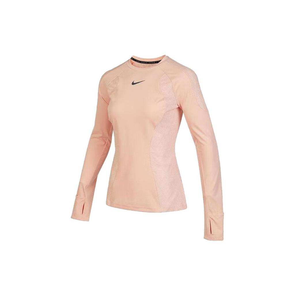 New Nike Raglan Sleeve T Shirt Women's Skin DQ6639-800