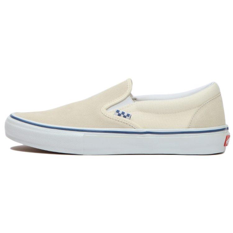 Слипоны для скейтборда Vans 'Шахматка - Кремовый' VN0A5FCAOFW