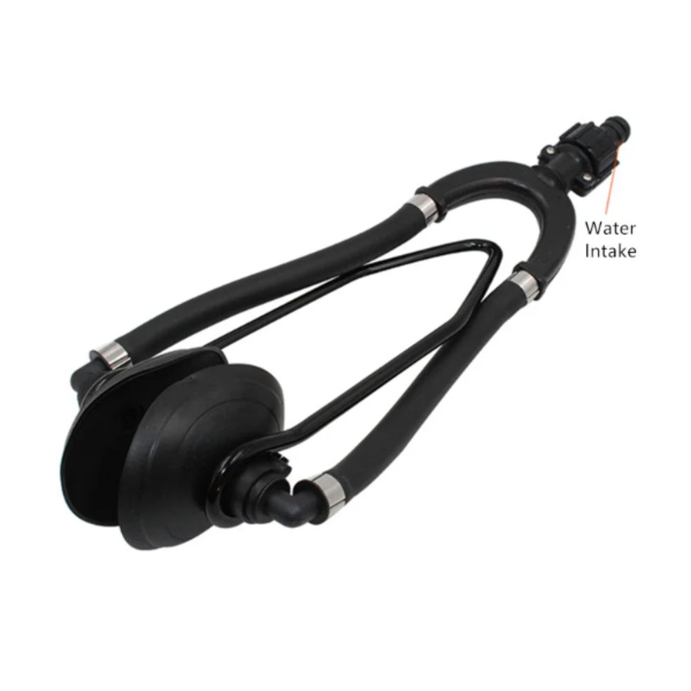 Round Ear Cups Engine Flusher Dual Water Feed Boat Ear Muff Dual Feed Flusher  Outboard Motors