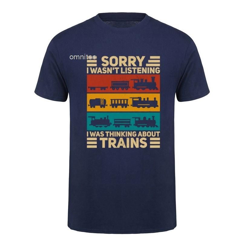 Train Lover Model Railroad Conductor Funny Train T Shirt Short Sleeve Birthday Gifts Railroad Railway Tshirt Hj115