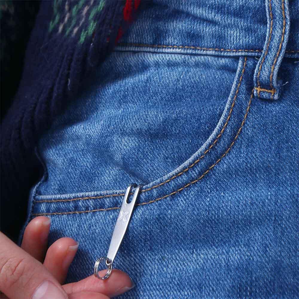 Key Ring EDC Bag Clip Waist Belt Hanging Clip Metal Key Buckles Bag Hanging Clip Pocket Clips