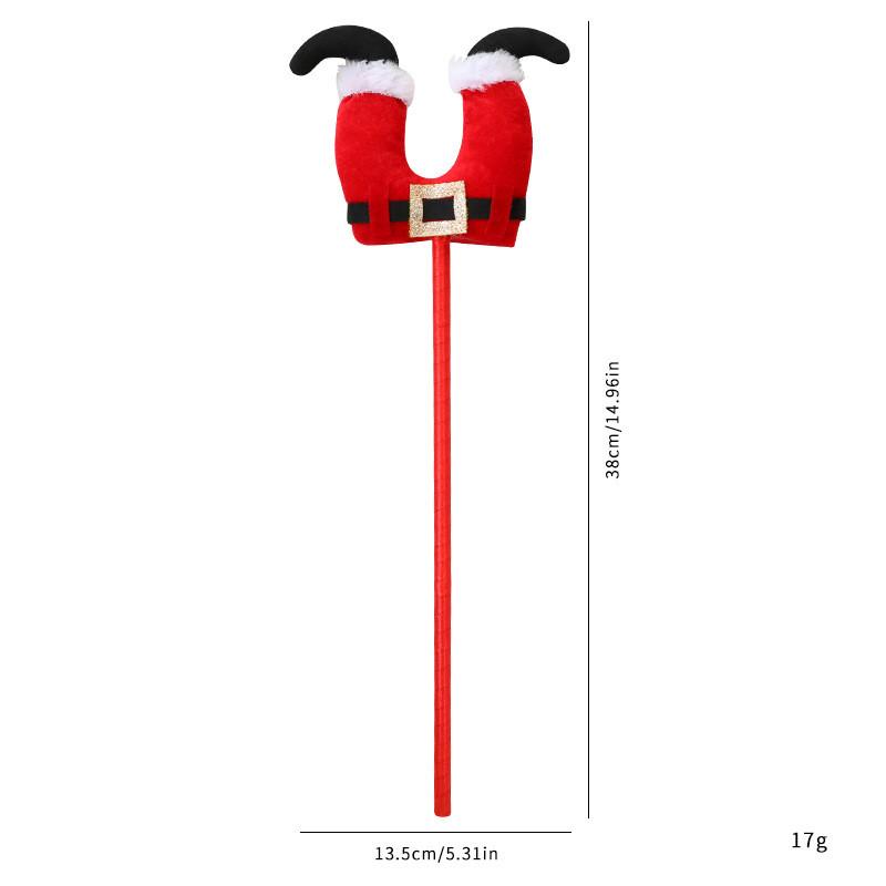 Christmas Elf Leg Fabric Decoration With Cartoon Style For Holiday Tree Accessories