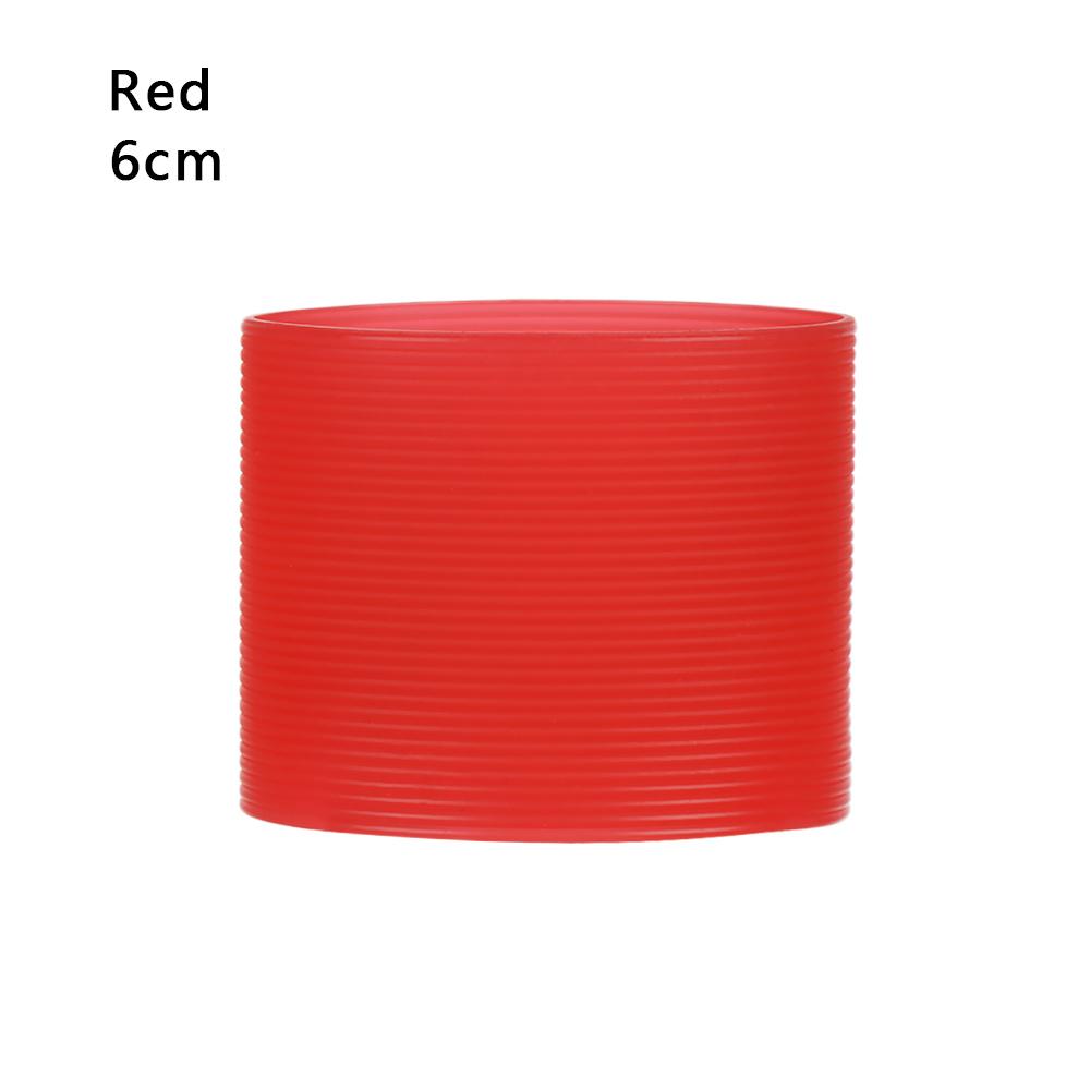 Round Durable Non-Slip Insulation Cup Cover Water Cup Coasters Bottle Sleeves Silicone Cup Sleeve