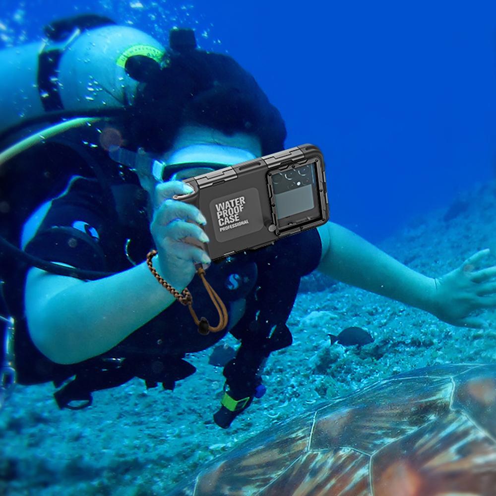 IP68 Professional Waterproof Diving Phone Case 6.9-inch Universal Compatible with Apple Samsung Google Huawei Xiaomi Vivo 5