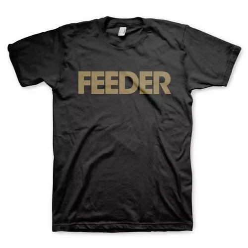 Футболка с золотым логотипом Feeder Унисекс