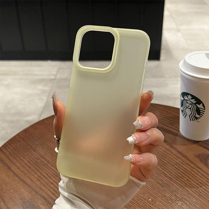 Soft Matte Candy Transparent Phone Case For For Iphone 11 12 13 14 15 16 Pro Max Plus X Xs Max XR Shockproof Silicone Bumper Cover