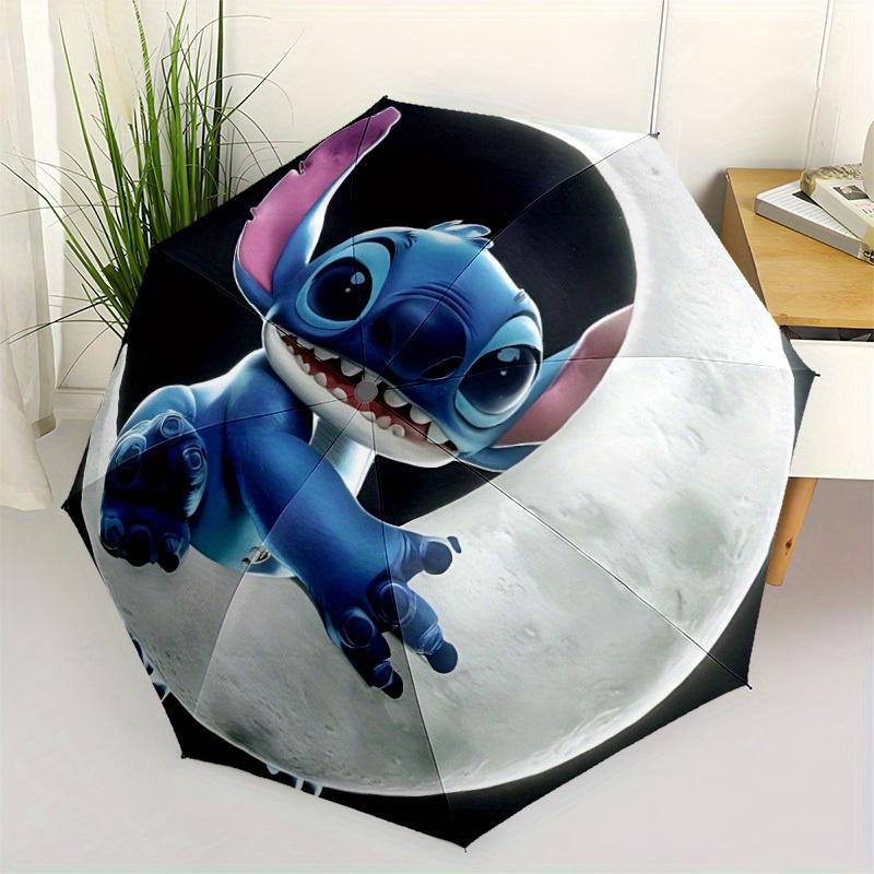 1pc Stitch Automatic Open/close, All-Season Portable Folding Umbrella, Perfect Gift for Friends  yy250807009