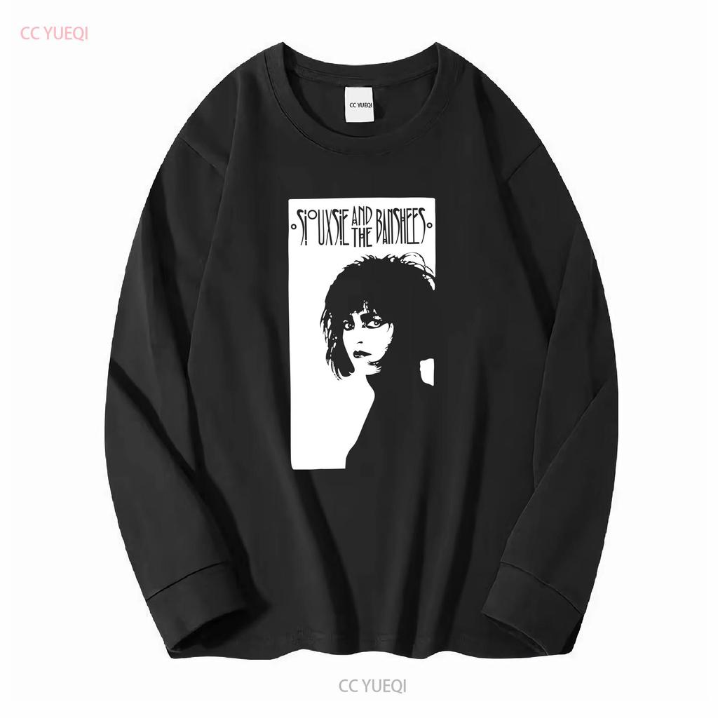 Футболка Siouxsie and Banshees с длинным или коротким рукавом винтажная стираная мужская дизайнерская одежда мягкий стильный топ для повседневной носки