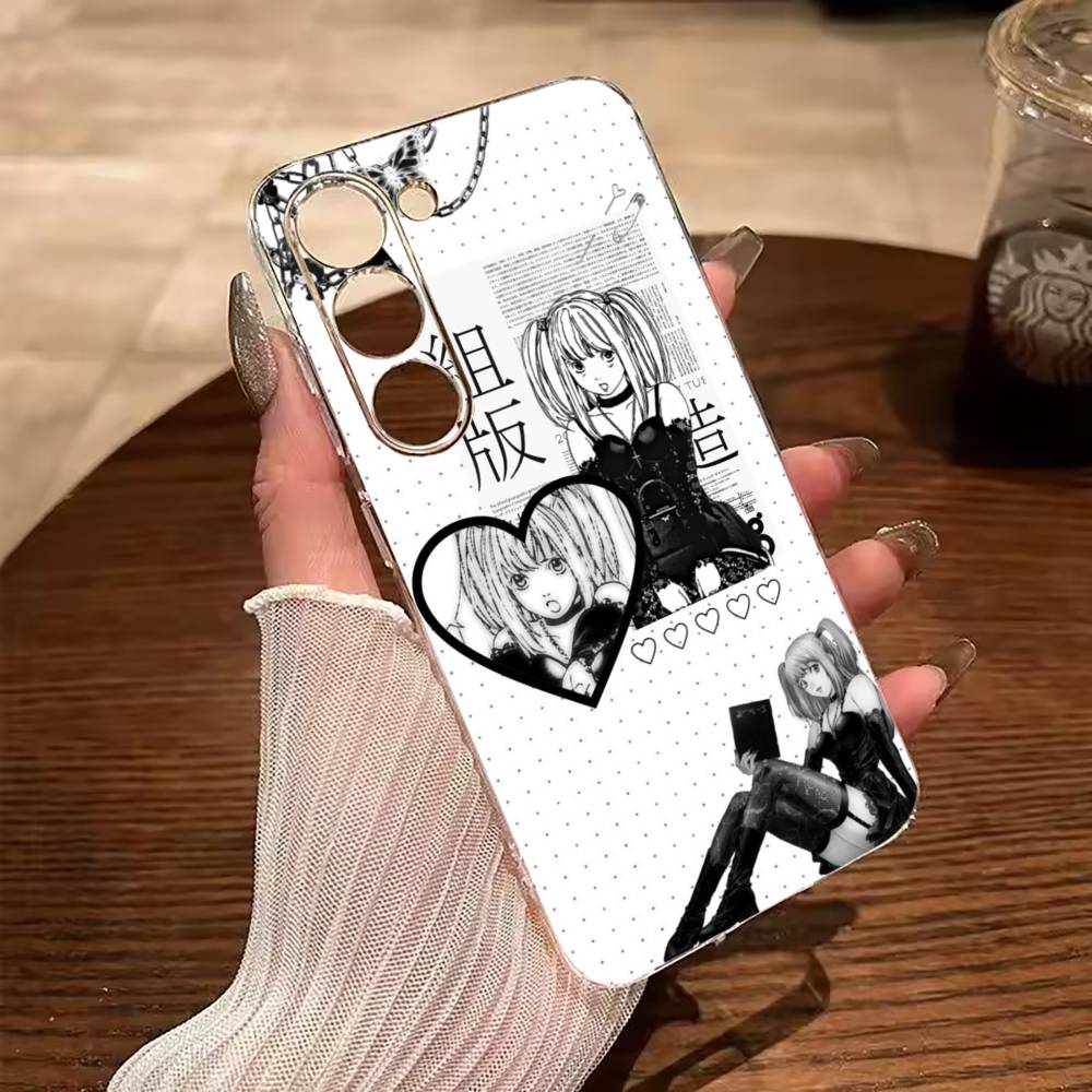 M-Misa- Чехол для телефона Death Note для Samsung Galaxy A71,A70,A52,A51,A40,A30 Прозрачный чехол
