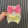 Korean Princess Style Bow Hair Clip with Colorful Sequins for Girls